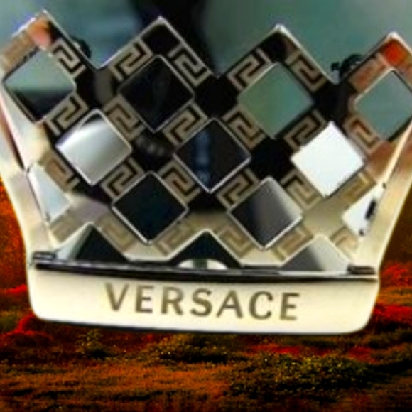 ? Authentic Versace 4158 Wrap Sunglasses ? GB187 Lens Grey Black Like ??? main image 5